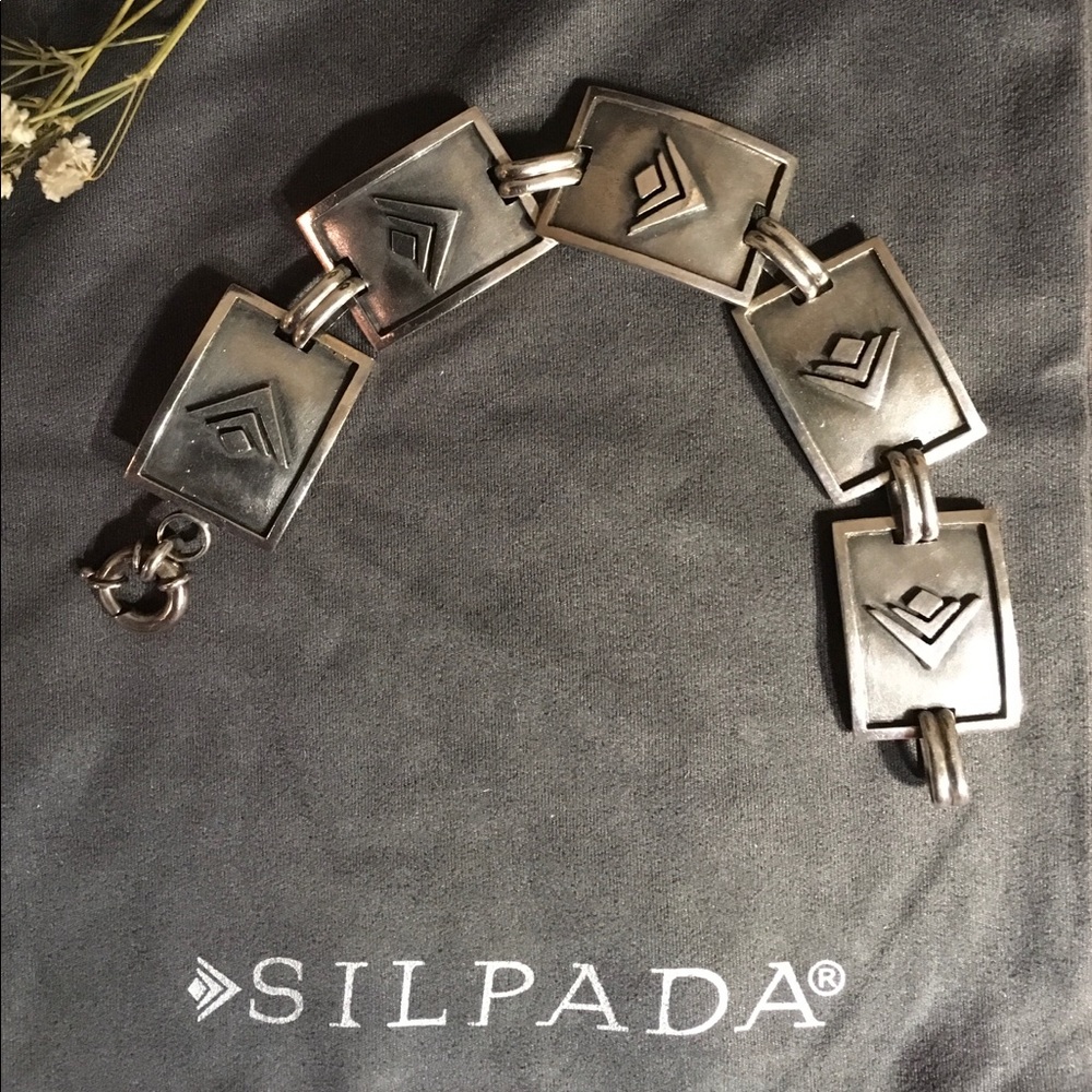Silpada Vintage Logo Bracelet